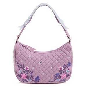 Vera Bradley Disney Frannie Crescent Crossbody in Literary Belle